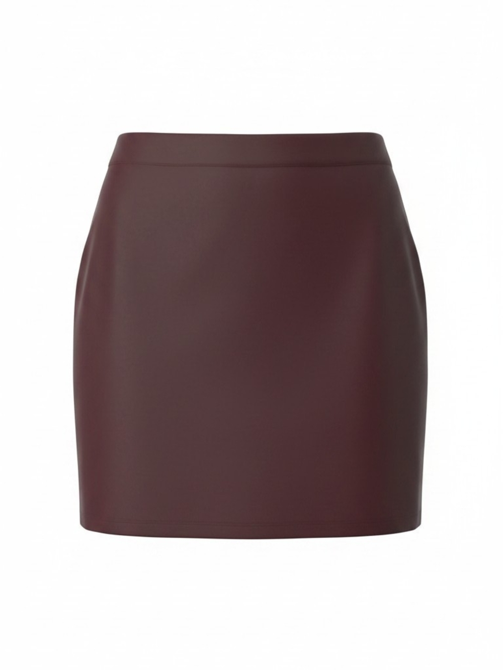 torrid Burgundy Faux-Leather Mini Skirt Size 00